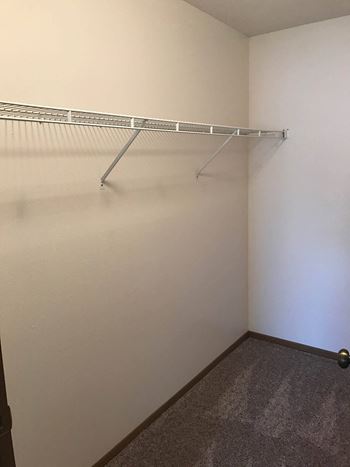A walk-in closet 